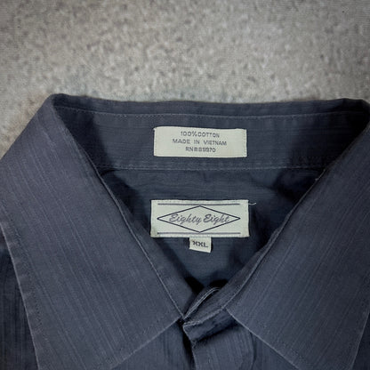 Eighty Eight Y2K Affliction Style Skater Button Up Shirt 00's - 2XL