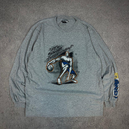 AND1 Trash Talk Edition Long Sleeve Shirt Basketball 90's - L