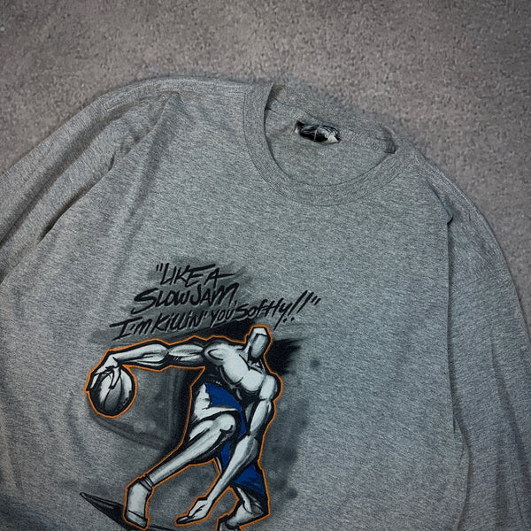 AND1 Trash Talk Edition Long Sleeve Shirt Basketball 90's - L hover
