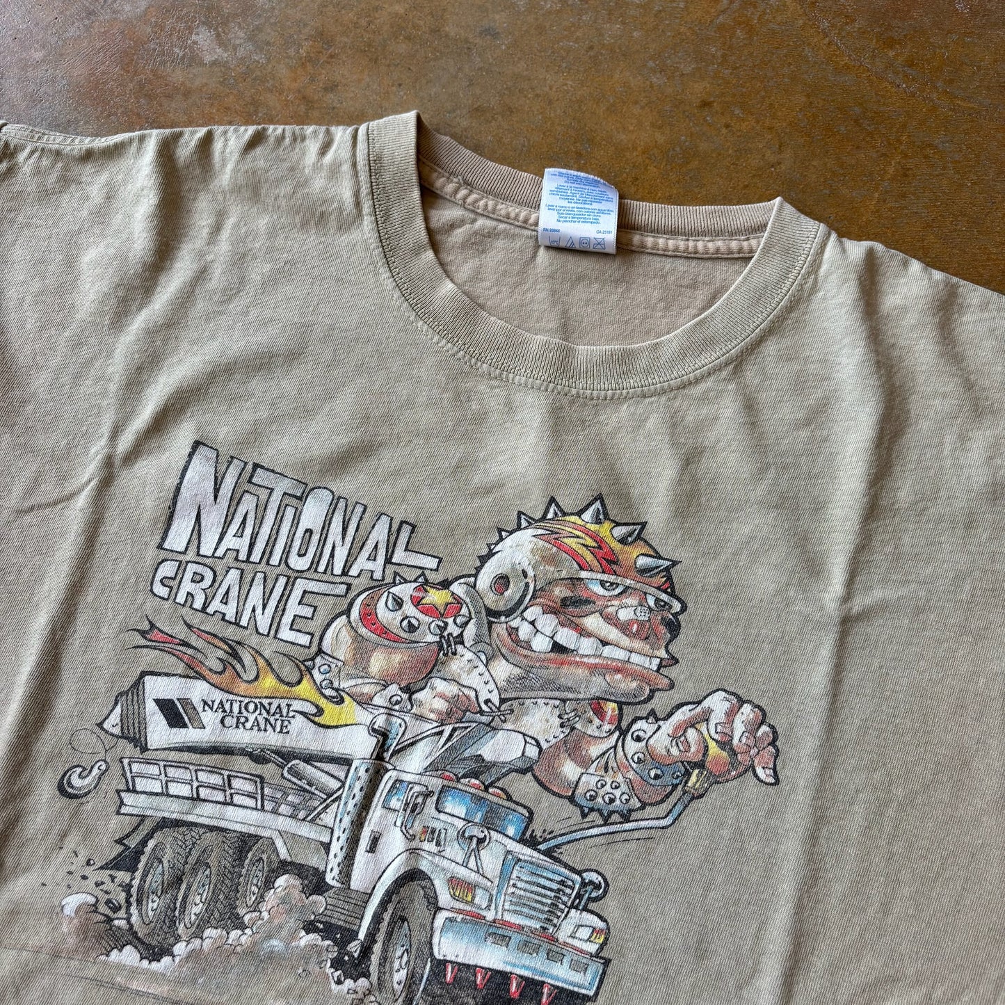 National Crane Company Graphic Promo Shirt 90's - XL
