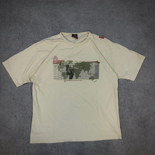 Akademiks Army Military Graphic Style Shirt 90's - XL