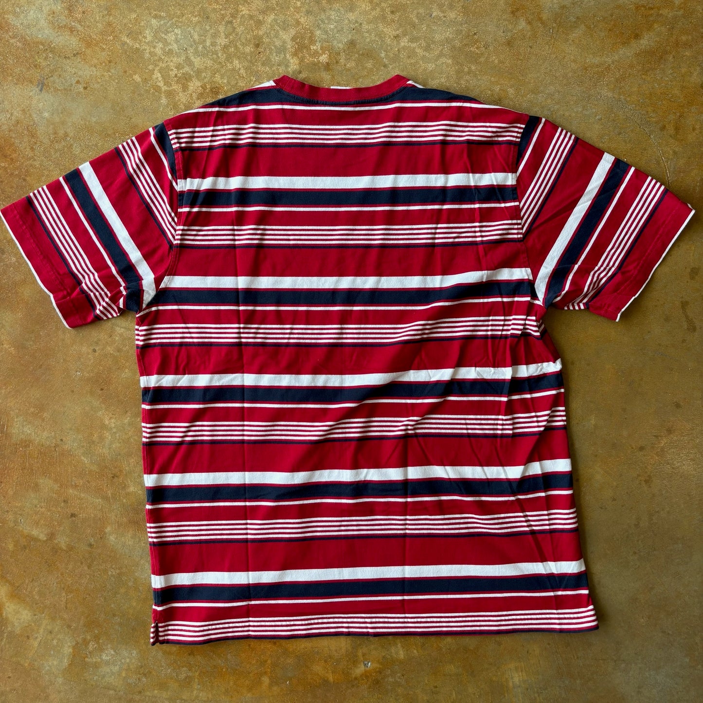 Brooks Brothers Striped Preppy T Shirt 00's - 2XL