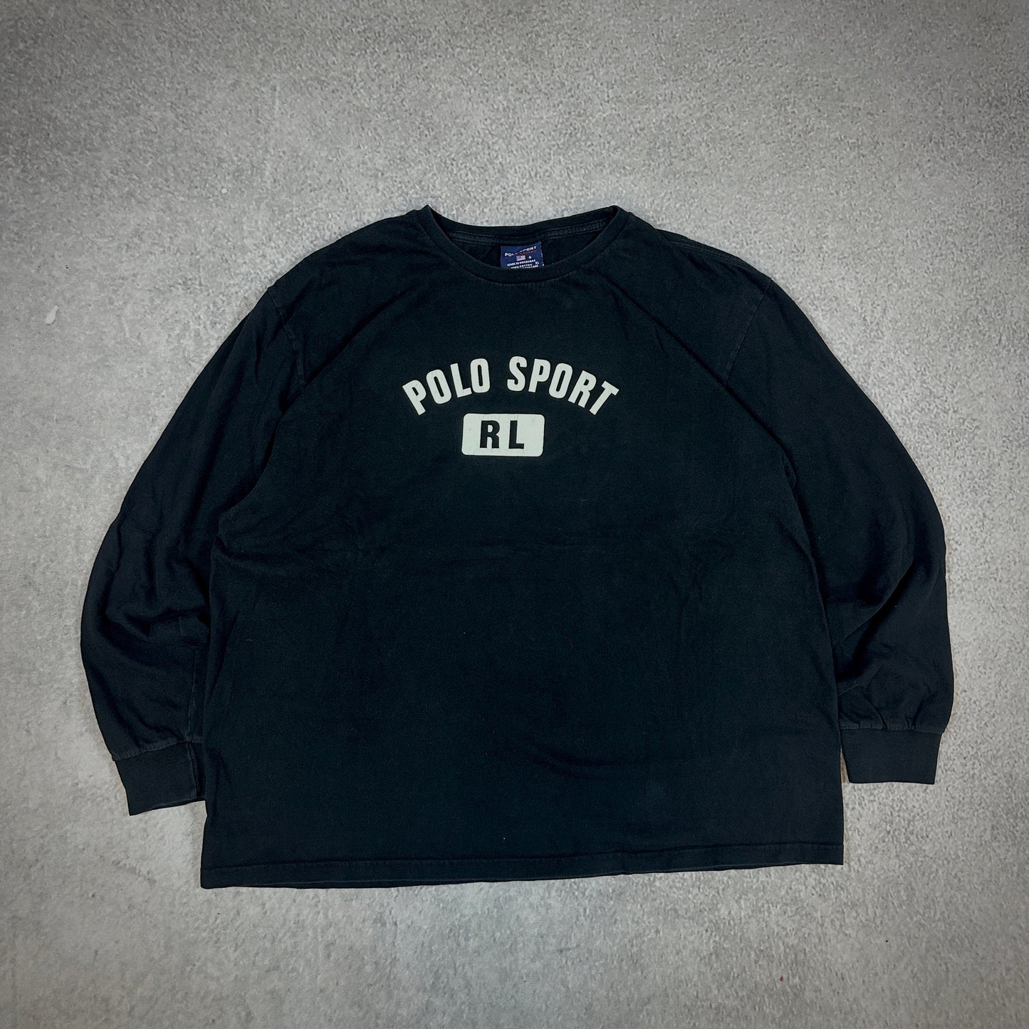 Polo Sport Ralph Lauren Long Sleeve Spellout Shirt 90's - XL
