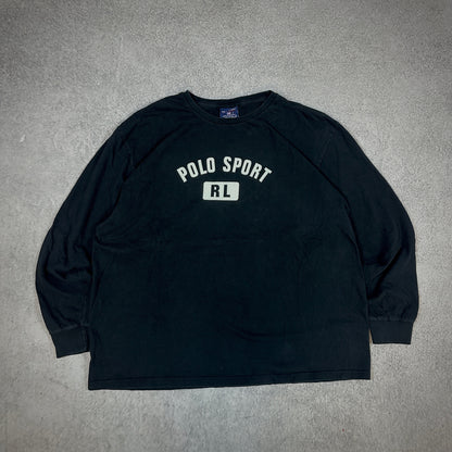 Polo Sport Ralph Lauren Long Sleeve Spellout Shirt 90's - XL