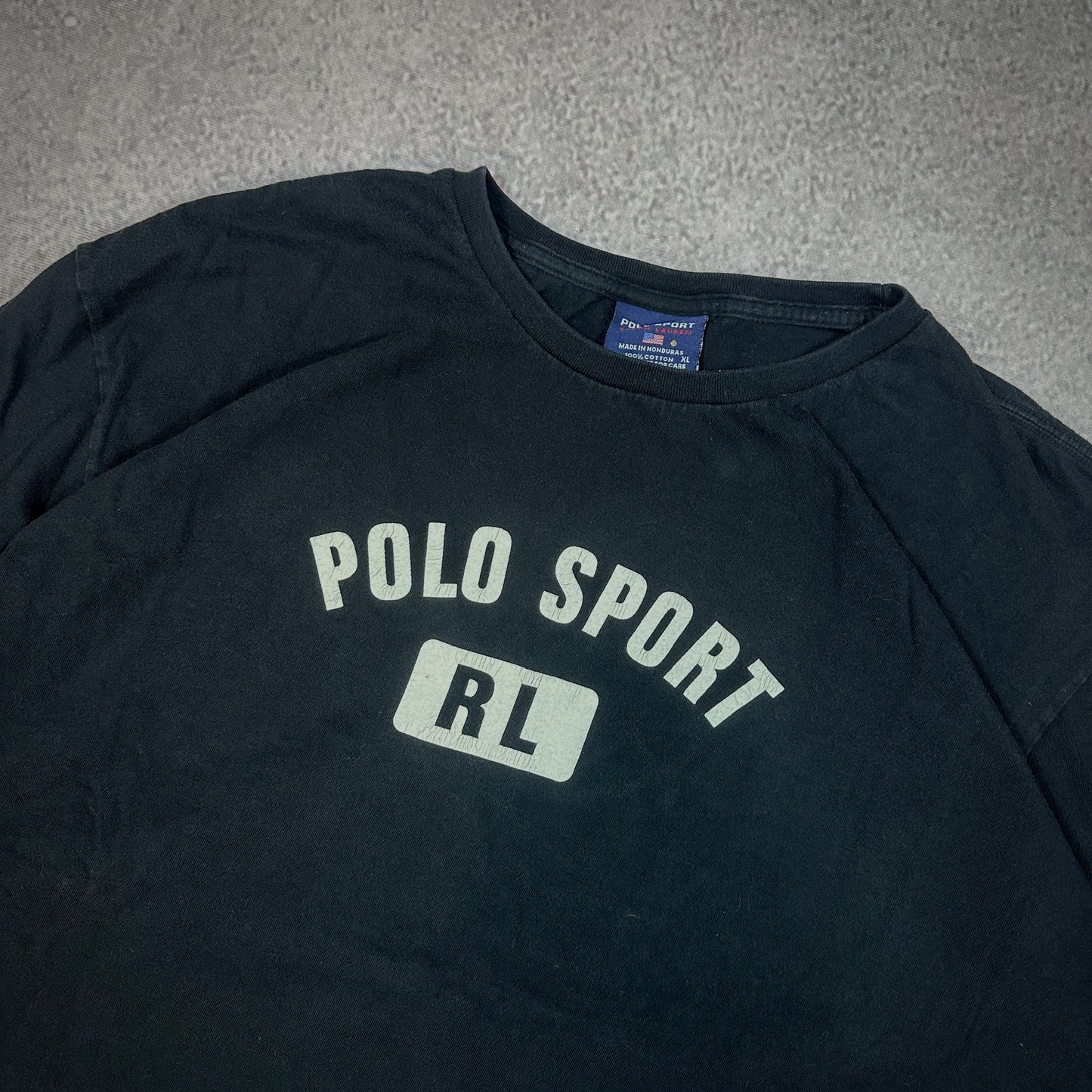 Polo Sport Ralph Lauren Long Sleeve Spellout Shirt 90's - XL