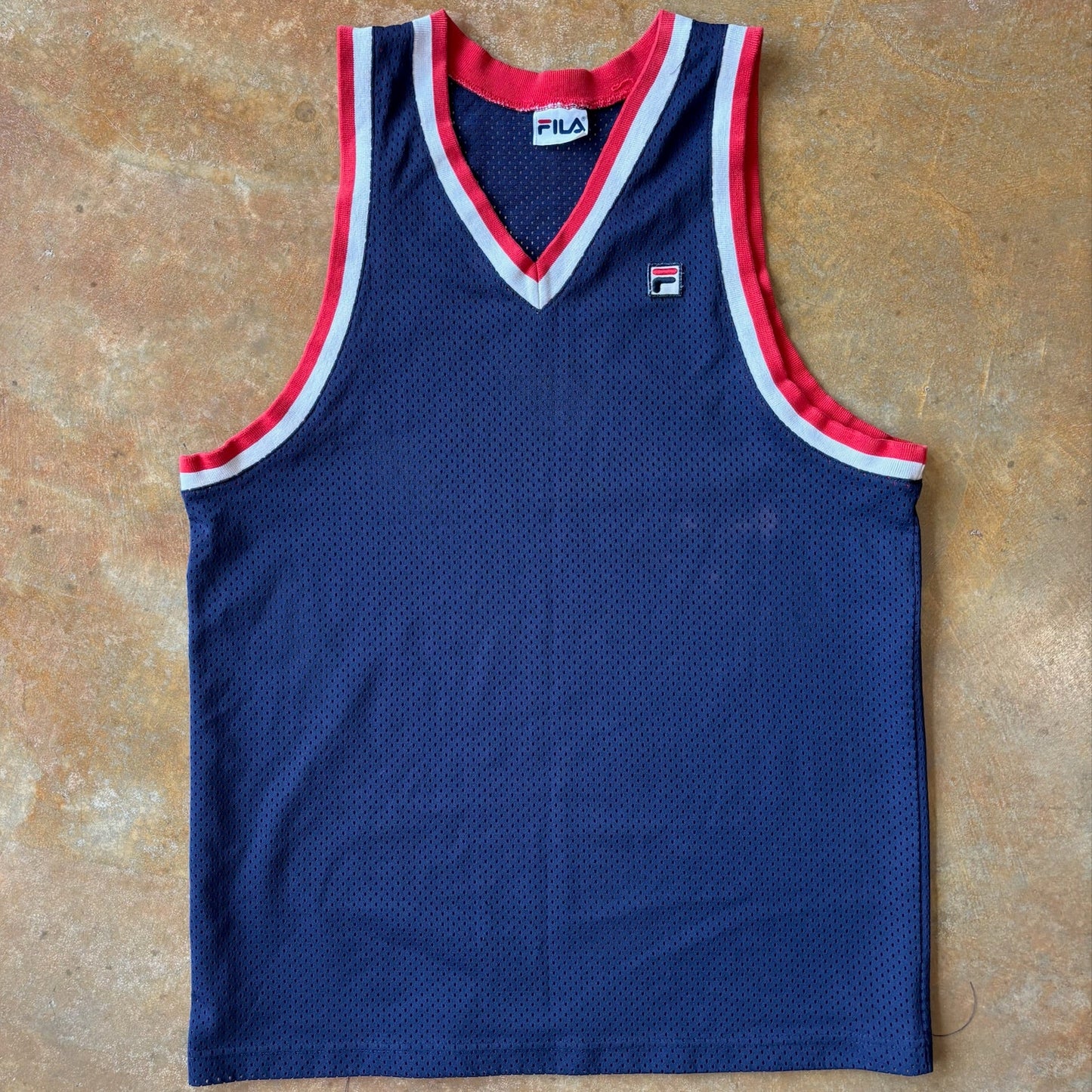 Fila Mesh Basketball Jersey 90's - L