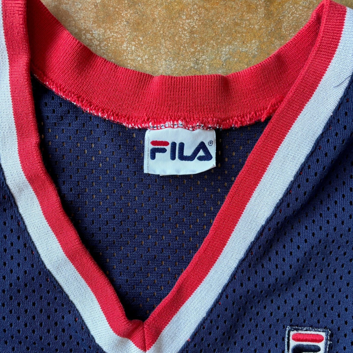 Fila Mesh Basketball Jersey 90's - L