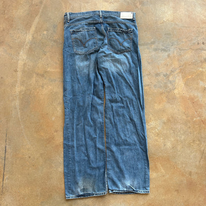 Levis Silvertab Loose Fit Wide Leg Baggy Skater y2k Blue Jeans 00's - 36