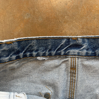 Carhartt Double Knee Carpenter Blue Jeans Baggy Faded 00's - 32