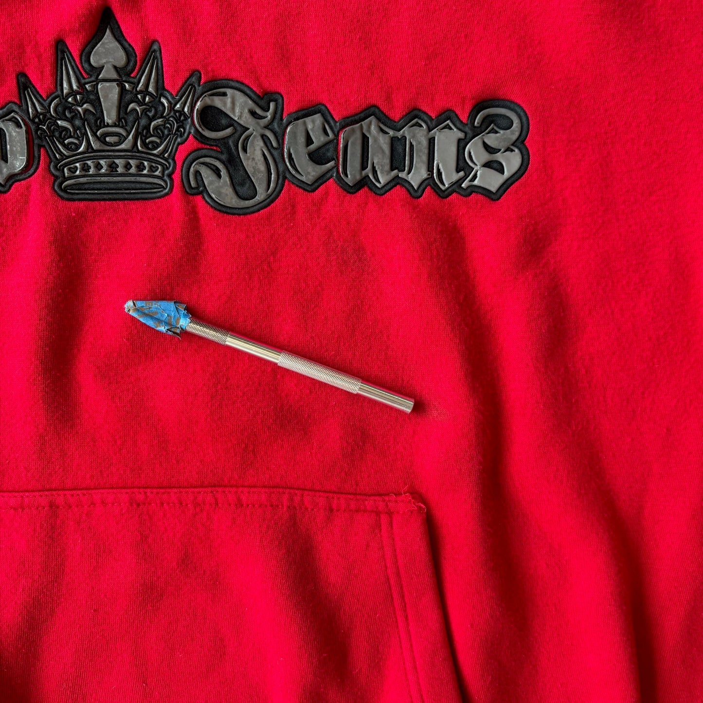 JNCO Jeans Crown Reflective Hoodie Rare 00's - 2XL