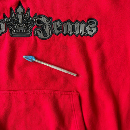 JNCO Jeans Crown Reflective Hoodie Rare 00's - 2XL