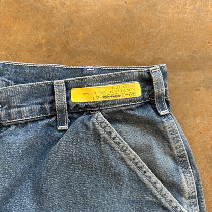 Carhartt Carpenter Light Wash Jeans Work Wear Baggy Utility B13-DST 00's - 34