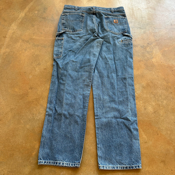Carhartt Baggy Carpenter Light Wash Jeans Utility 00's - 36 hover