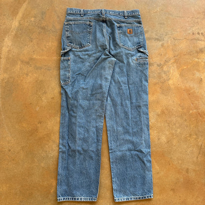 Carhartt Baggy Carpenter Light Wash Jeans Utility 00's - 36