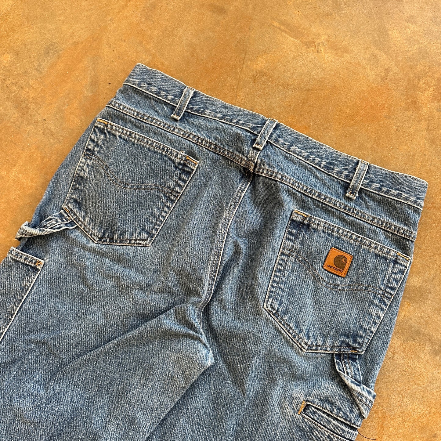 Carhartt Baggy Carpenter Light Wash Jeans Utility 00's - 36