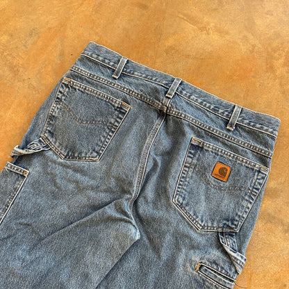 Carhartt Baggy Carpenter Light Wash Jeans Utility 00's - 36