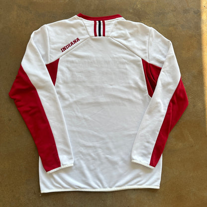 Indiana University Hoosiers Adidas Sweatshirt Pullover Climalite Embroidered 00's - M