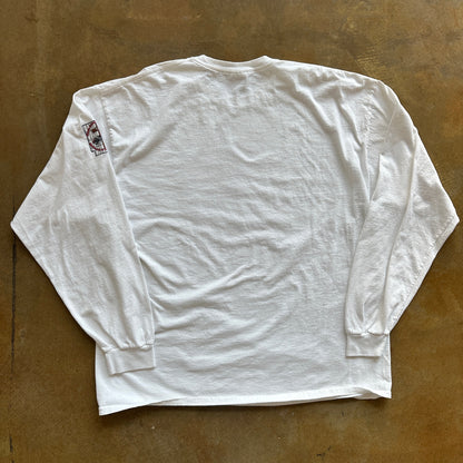 Crime to Christ Motorcycle Prison Ministry Graphic Long Sleeve Shirt 00's - 2XL