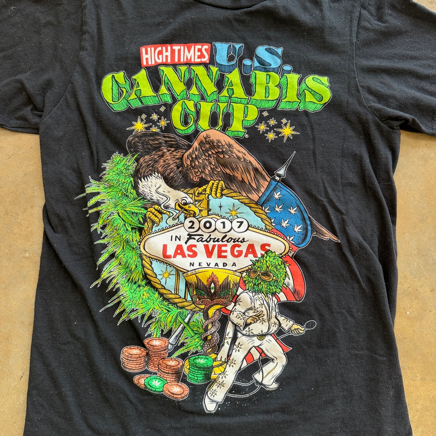 Hightimes Cannabis Cup 2017 Las Vegas Graphic Tee Shirt - S