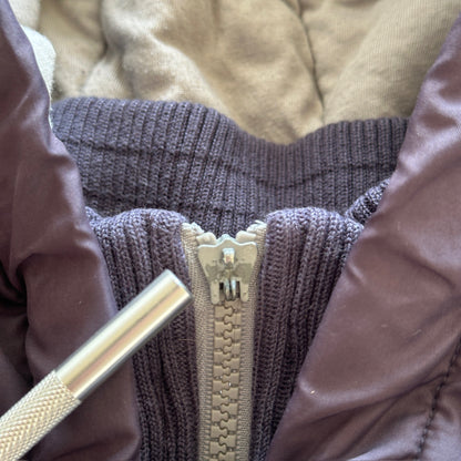 Adidas Striped Hooded Full Zip Jacket Heavyweight 90's - S