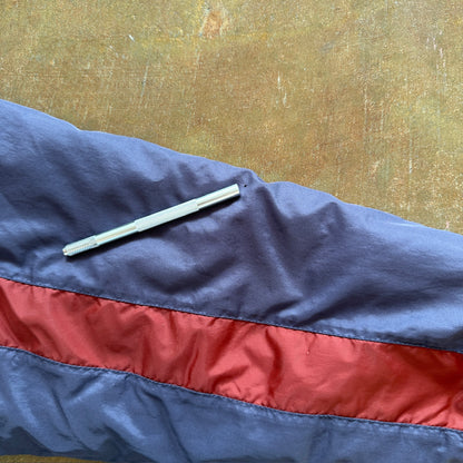 Adidas Striped Hooded Full Zip Jacket Heavyweight 90's - S