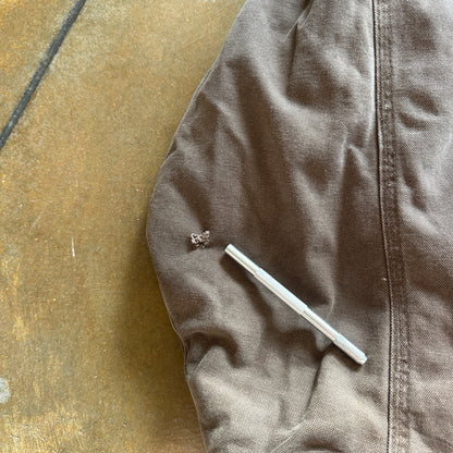 Original Work Gear Heavyweight Hooded Zip Chore Jacket Distressed 90's - 2XL