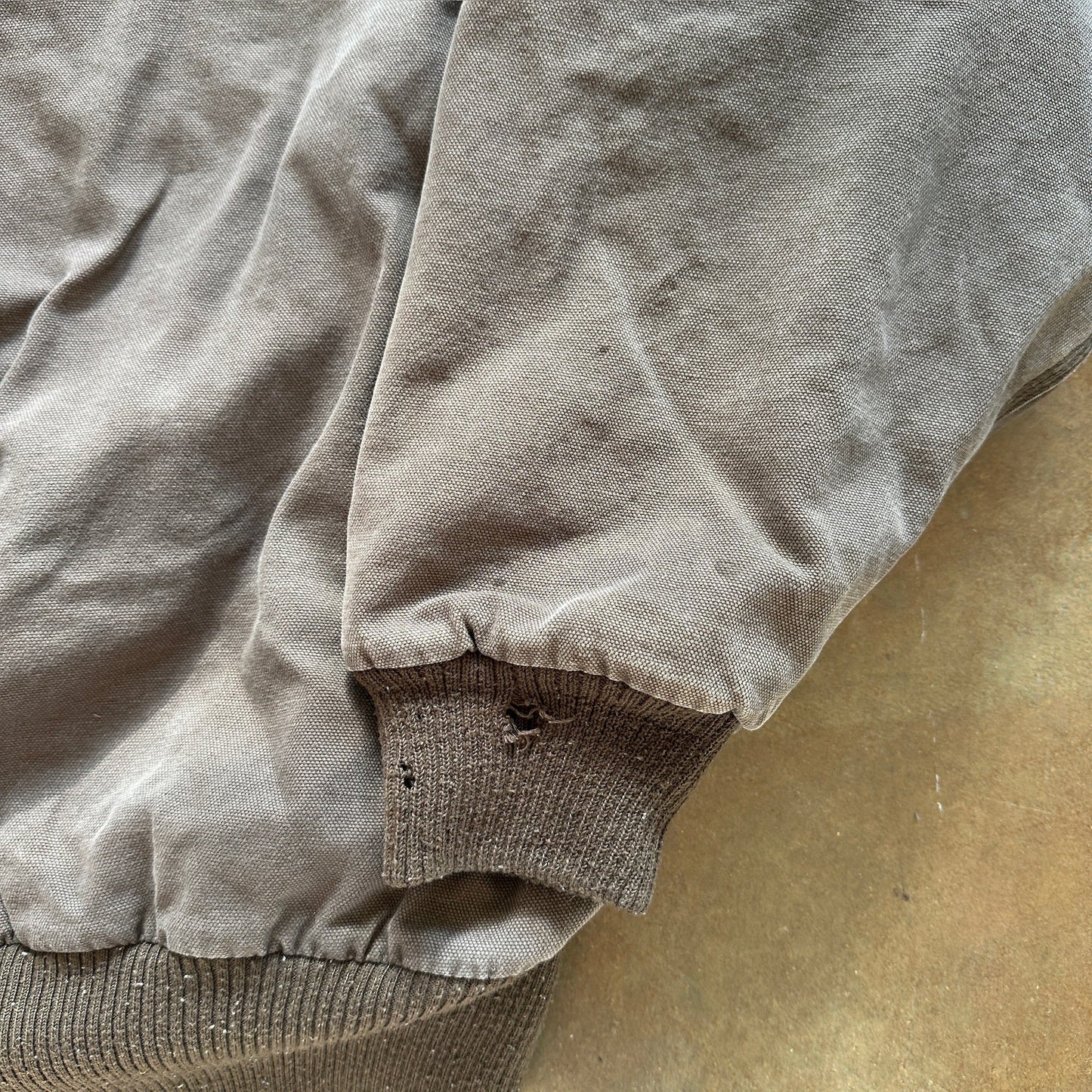 Original Work Gear Heavyweight Hooded Zip Chore Jacket Distressed 90's - 2XL