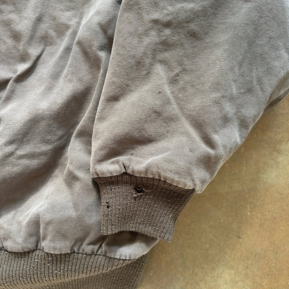 Original Work Gear Heavyweight Hooded Zip Chore Jacket Distressed 90's - 2XL