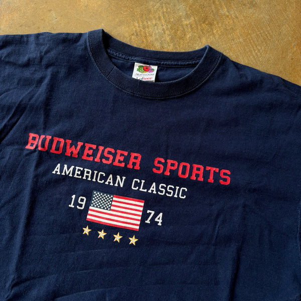 Budweiser Sports American Classic Double Sided Graphic Shirt 90's - XL hover