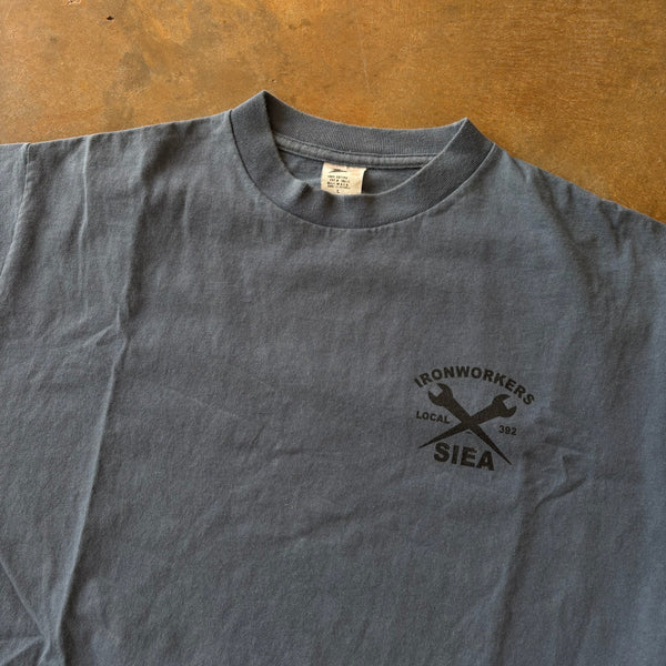 Ironworkers Union Local 392 Bald Eagle Graphic Shirt 00's - L hover