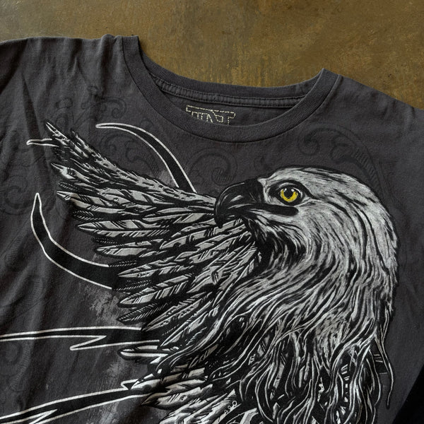 TNT Eagle Animal Planet Y2K Affliction Style Thermal Shirt 00's - XL hover