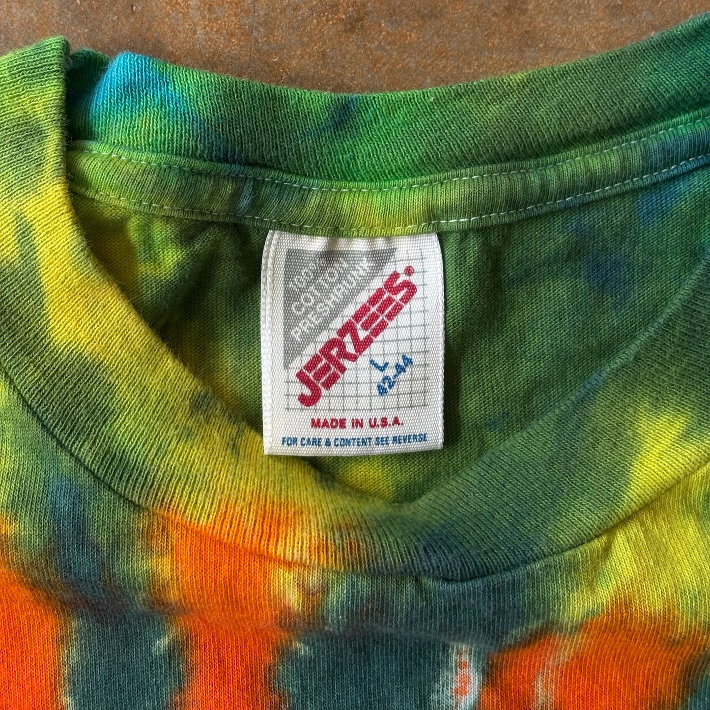 Arizona State University 1990 Tie Dye Shirt 90's - L