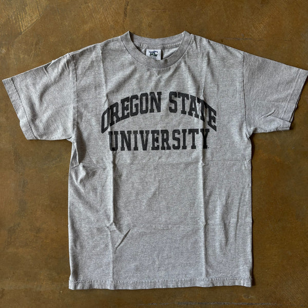 Oregon State University Spellout Gray TLC Shirt 90's - S