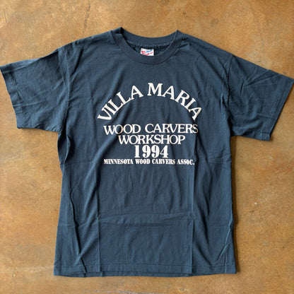 Villa Maria Wood Carvers Workshop Shirt 90's - L