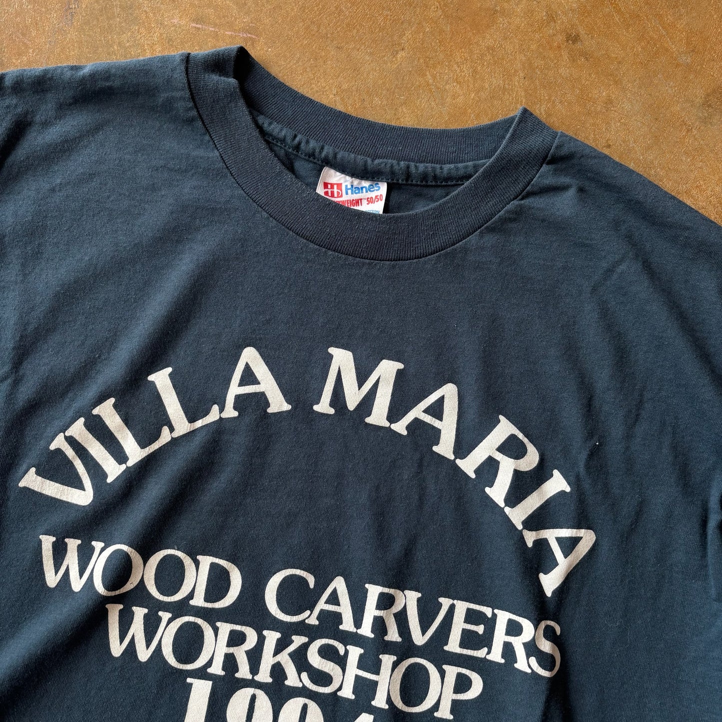 Villa Maria Wood Carvers Workshop Shirt 90's - L