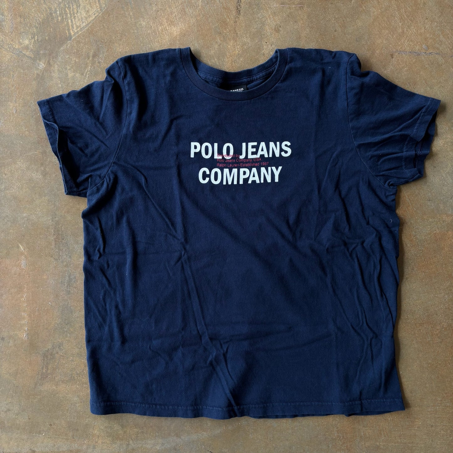 Polo Jeans Company Ralph Lauren Womens Graphic Tee Shirt 00's - L