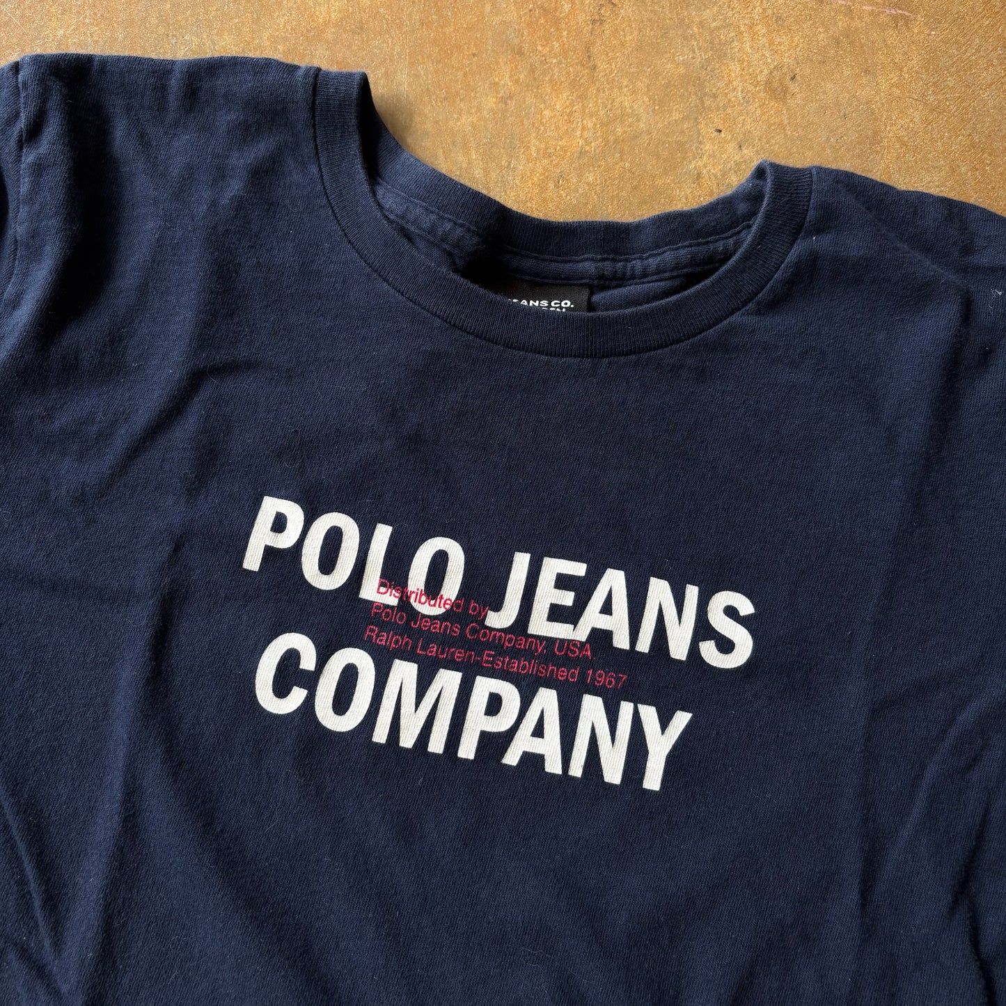 Polo Jeans Company Ralph Lauren Womens Graphic Tee Shirt 00's - L