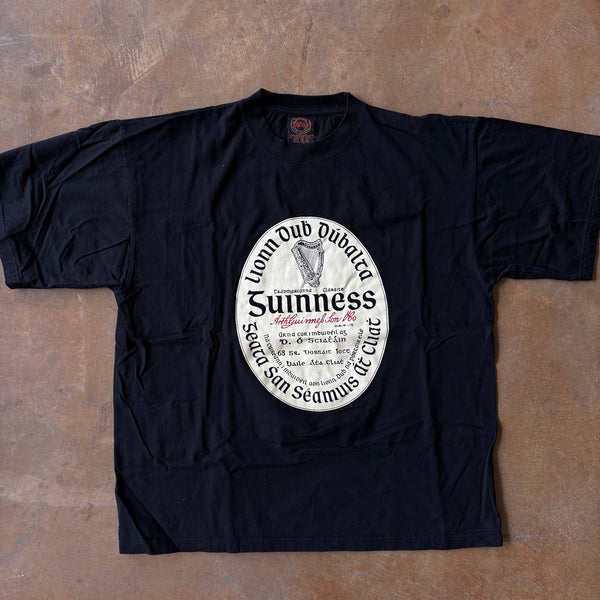 Vintage Guinness Irish Beer Gaelic Graphic Shirt 90's - 2XL