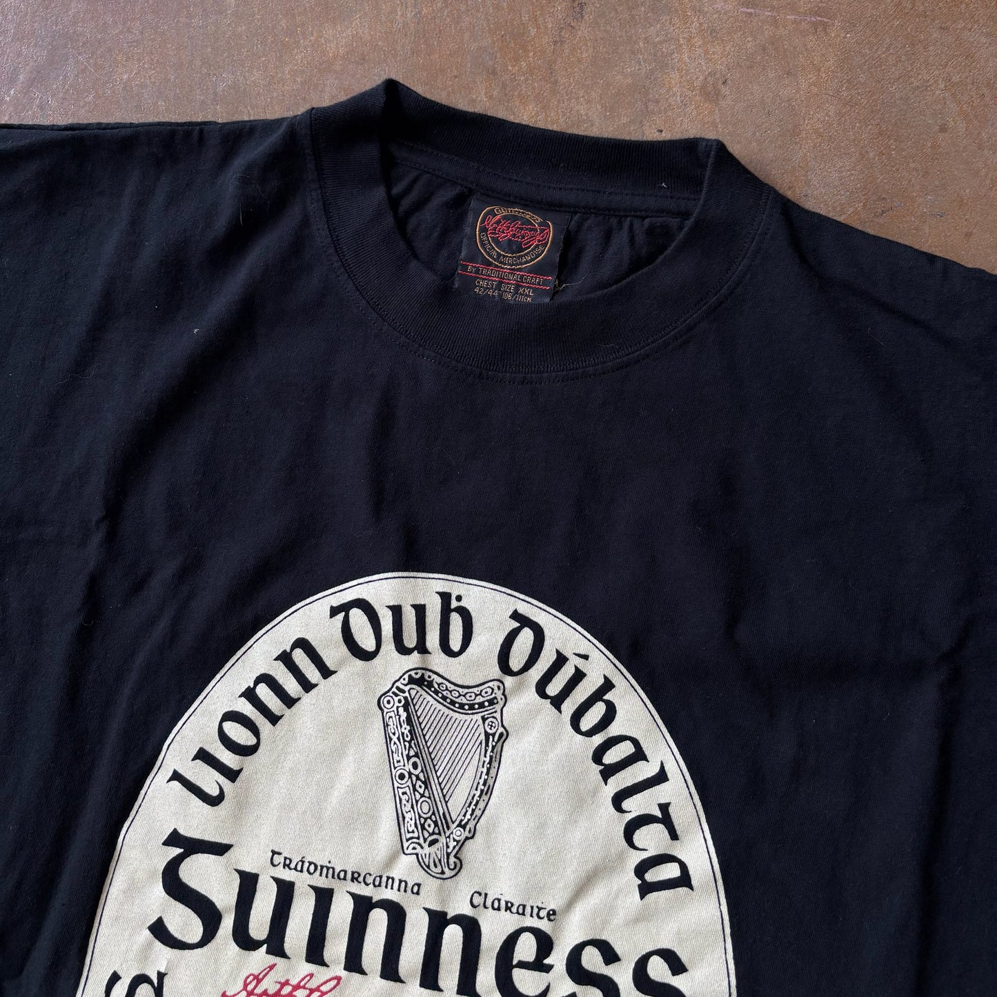 Vintage Guinness Irish Beer Gaelic Graphic Shirt 90's - 2XL