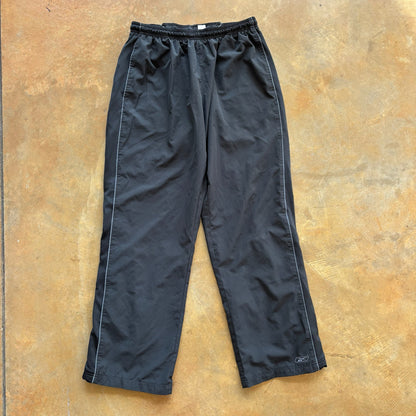 Reebok Mesh Lined Track Pants Striped Ventilated 00's - XL