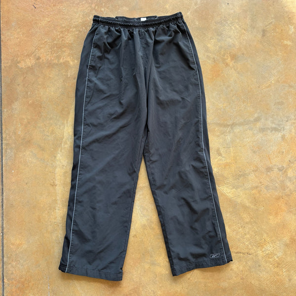 Reebok Mesh Lined Track Pants Striped Ventilated 00's - XL