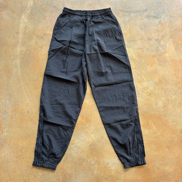Nike Baggy Track Windbreaker Black Pants 90's - M