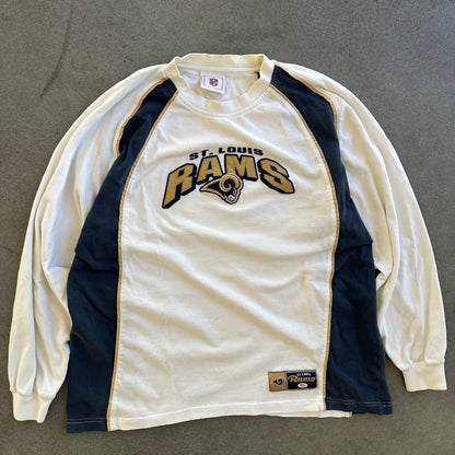 St. Louis Rams Embroidered 3D Print NFL Football 90's - L