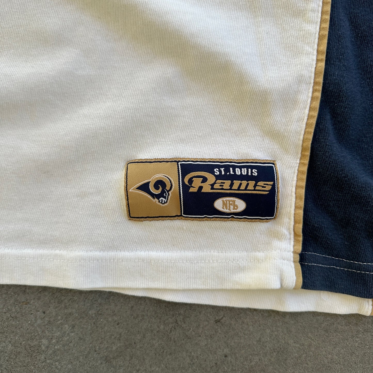 St. Louis Rams Embroidered 3D Print NFL Football 90's - L