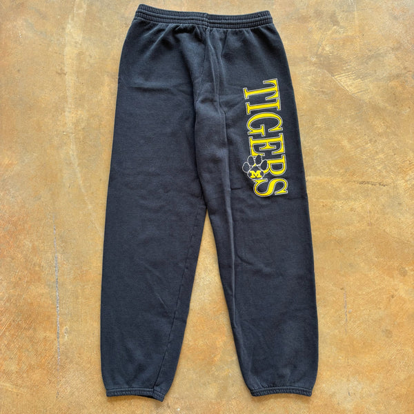 Mizzou Tigers Hanes Black nJogger Sweatpants 90's - L