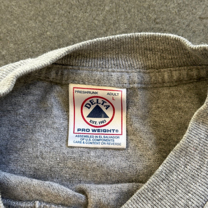 Road Crew Football Graphic Long Sleeve Shirt 90's - M