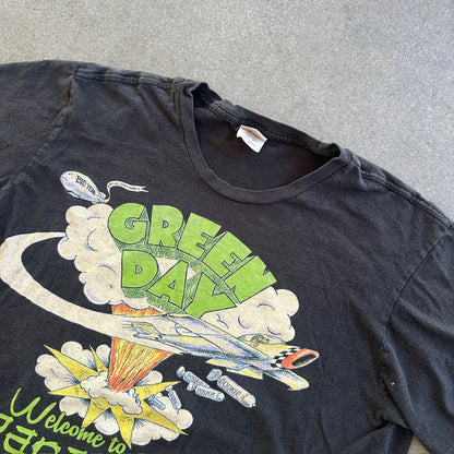 Green Day Welcome to Paradise Faded Explosion Graphic Shirt Band - M