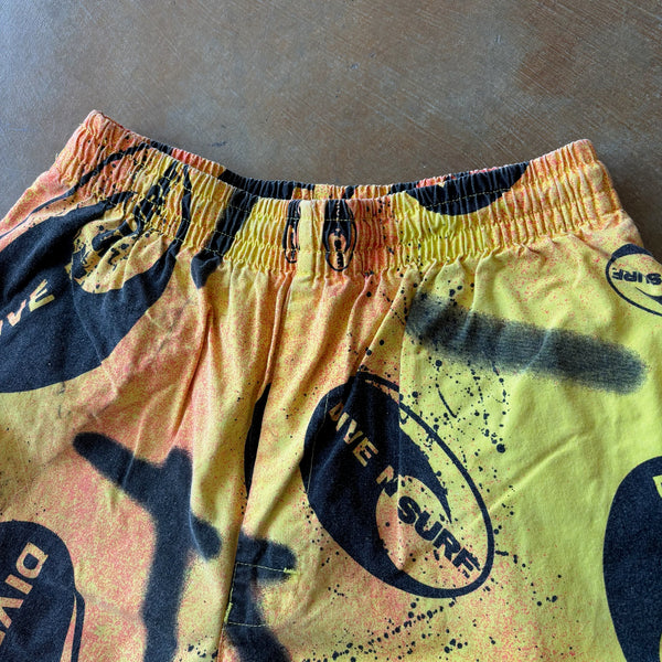 Vintage Dive N' Surf Shorts Surf Gear Trunks 80's - L hover