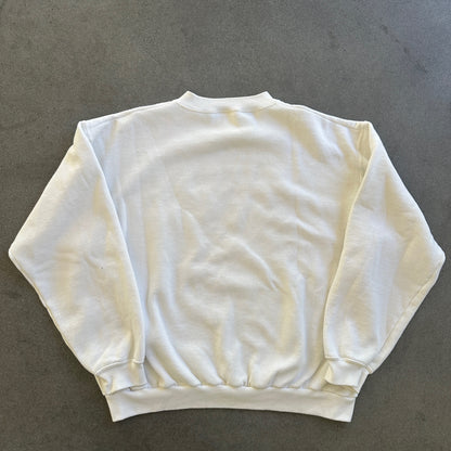 America Embroidered Bald Eagle Land of The Free Tee Jays Sweatshirt Pullover 90's - 2XL