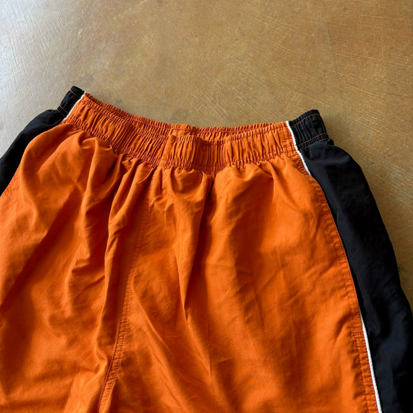 Reebok Cotton Lined Spellout Shorts Orange 90's - L hover